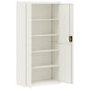 vidaXL File Cabinet White Powder-coated steel Medium
