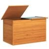 vidaXL Storage Box Brown Fir wood, plywood, waterproof roof