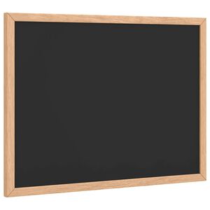 vidaXL Chalkboard with Solid Pine Wood Frame Black 15.7x11.8"