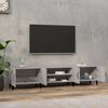 vidaXL TV Cabinet Grey Sonoma 70.9x12.4x15.7" Engineered Wood