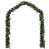vidaXL Christmas Garland Set of 4 Green PVC Extra Long