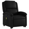 vidaXL Stand Up Massage Recliner Chair Black