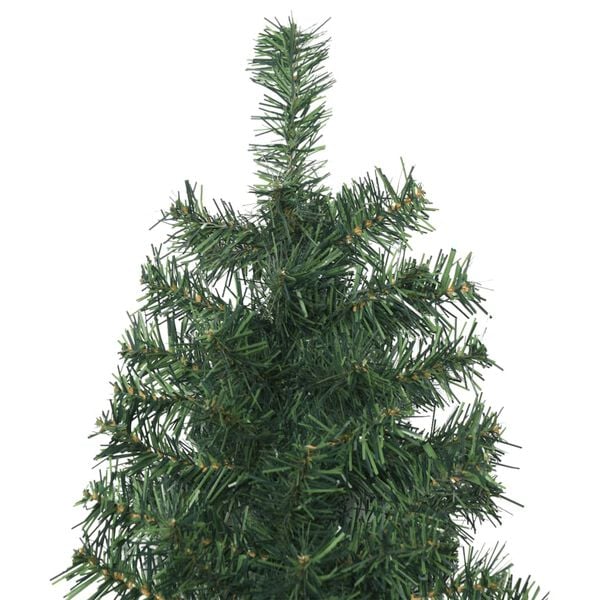vidaXL Slim Christmas Tree with Stand 118.1" PVC