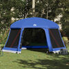 vidaXL Pool Tent with Removable Fly & Mesh Walls Azure Blue 201.6x180.3"