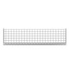 vidaXL Grate Step Silver Galvanized Steel 35.4 in x 9.4 in x 2.8 in