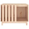 vidaXL Dog House Natural Wooden Solid Pine Wood