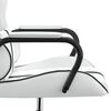 vidaXL Gaming Chair White and Black Faux Leather, Metal, Plywood