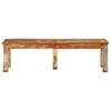 vidaXL Bench Varies due to reclaimed wood Solid reclaimed wood Medium