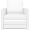 vidaXL Sofa Bed White 29.13 x 30.31 x 31.89 in Velvet