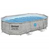 Bestway Swimming Pool Grey Rust-resistant steel frame Large