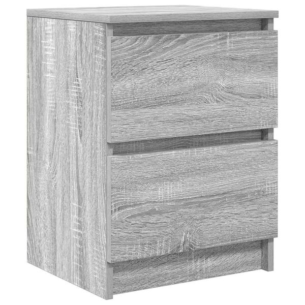 vidaXL TV Cabinet Grey Sonoma Engineered Wood 15.7 x 13.8 x 21.3 in