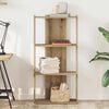 vidaXL Bookcase Artisan Oak Engineered Wood 120 cm tall shelf Bookcase