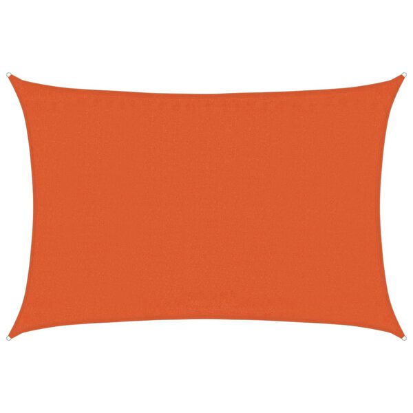 vidaXL Sunshade Sail 1.75 oz/ft&sup2; Orange 11.5x14.8' HDPE