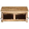vidaXL Coffee Table Natural Mango Wood Solid Mango Wood Compact