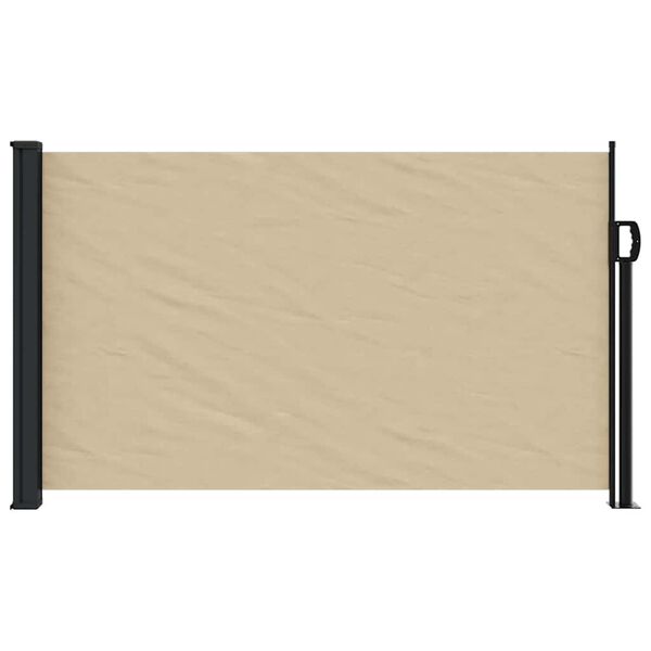 vidaXL Retractable Side Awning Beige