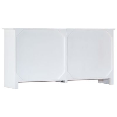 vidaXL Sideboard Handmade White 55.1"x11.8"x27.5" Solid Acacia Wood