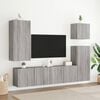 vidaXL TV Cabinet Set of 2 Gray Sonoma Engineered wood Medium