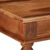 vidaXL Coffee Table Honey-Colored Solid Acacia Wood 43.3 x 23.6 x 15.7 in
