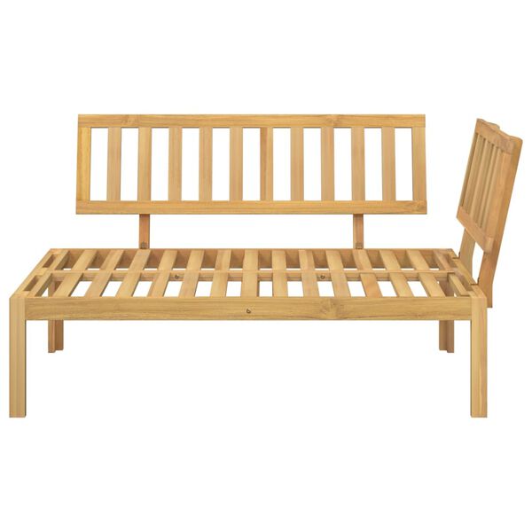 vidaXL Patio Pallet Corner Sofa Solid Wood Acacia