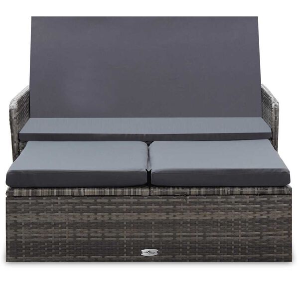 vidaXL Sofa Set Grey and dark grey