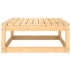 vidaXL Garden Lounge Set Natural wood Solid pinewood Medium Seats Many