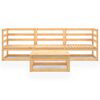 vidaXL Garden Lounge Set Natural Wood Solid pine wood Standard Modular