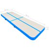 vidaXL Inflatable Gymnastics Mat with Pump 157.5x39.4x7.9" PVC Blue