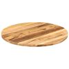 vidaXL Table Top Natural Solid mango wood 27.6 in diameter Durable