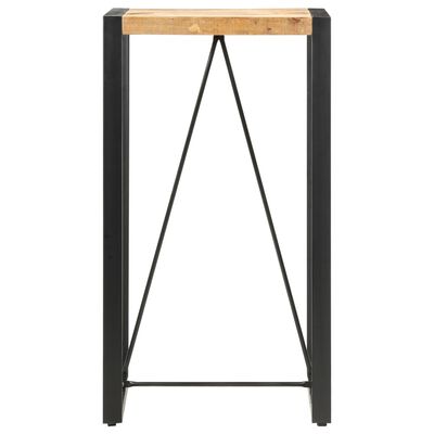 vidaXL Bar Table 23.6"x23.6"x43.3" Solid Mango Wood
