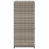 vidaXL Garden Storage Cabinet Grey