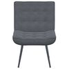 vidaXL Chill Chair Dark Grey Velvet, Metal, Plywood One Size Chill Chair