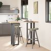 vidaXL Bar Table Leg Anthracite Powder-coated steel Medium