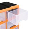 vidaXL Multi-drawer Organizer with 16 Middle Drawers 20.5"x6.3"x14.6"