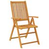 vidaXL Garden Dining Set Brown Solid Acacia Wood Medium Foldable