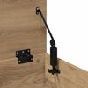 vidaXL Storage Box with Storage Artisan Oak 11.81 x 13.78 x 13.78 in