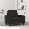 vidaXL Sofa Chair Black 100% polyester, metal, textilene, foam Single