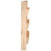 vidaXL Wall Planter Natural Pine Solid Pine Wood 23.6x7.3x43.3 in