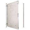 vidaXL Garden Gate 39.4" x 47.2" Stainless Steel