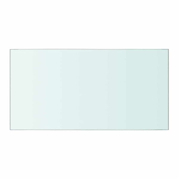 vidaXL Glass Panel Clear Tempered glass 15.7x7.9 in Glass surface