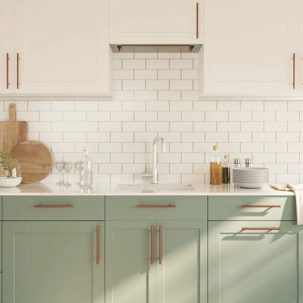 vidaXL Cabinet Handle Set of 20 Bronze Stainless steel