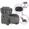 vidaXL Electric Stand Up Massage Recliner Chair Dark gray