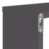 vidaXL Wall Shelf Set of 4 Gray Engineered wood