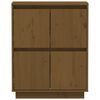 vidaXL Sideboard Honey brown Solid pine wood, MDF Medium Sideboard