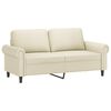 vidaXL Sofa Set Cream