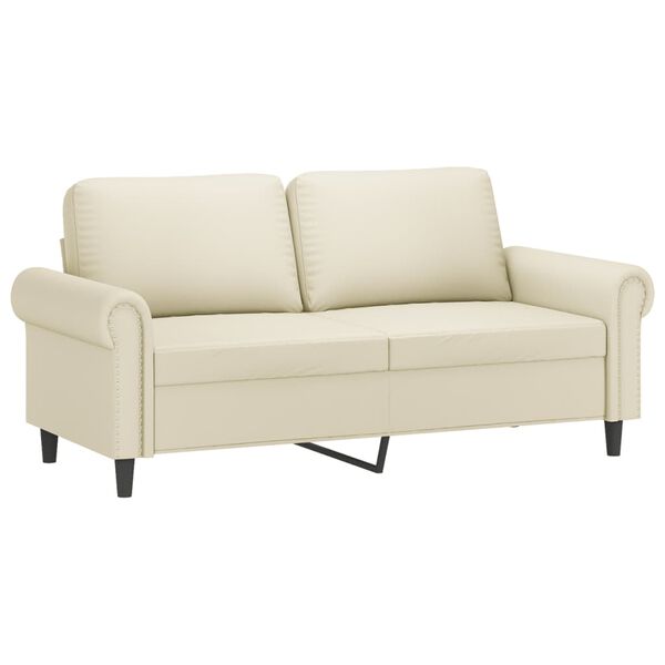 vidaXL Sofa Set Cream