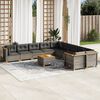 vidaXL Garden Sofa Set Grey