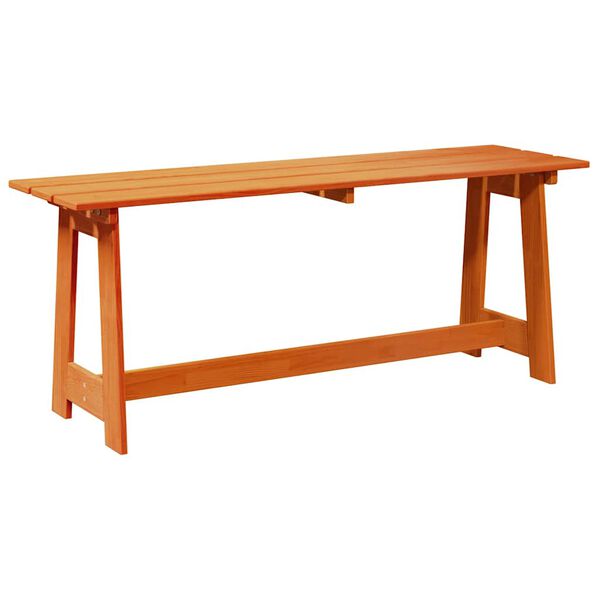 vidaXL Outdoor Bench Brown 119 x 35 x 47cm Solid pine wood