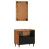 vidaXL 2 Piece Bathroom Furniture Set Solid Wood Mango
