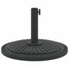 vidaXL Parasol Base Black PE (Polyethylene) and concrete Medium