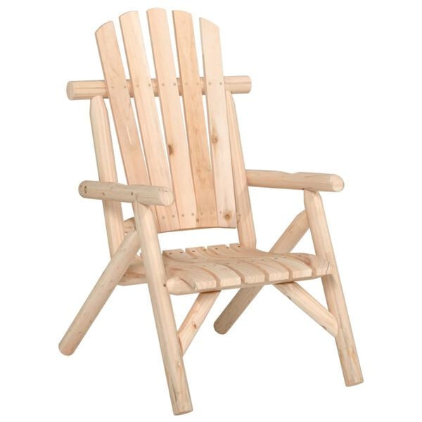 vidaXL Garden Lounge Set Natural wood Untreated solid spruce wood Standard
